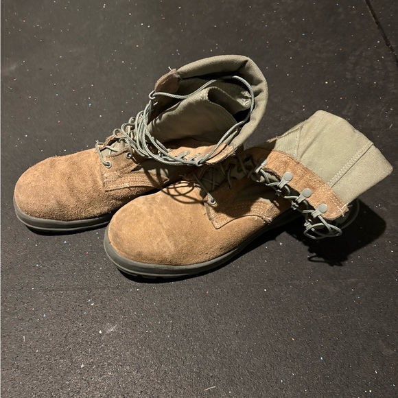 BELLEVILLE Mens Green Air Force Temperate Weather Vibram Lace Up Combat Boots - Picture 4 of 4